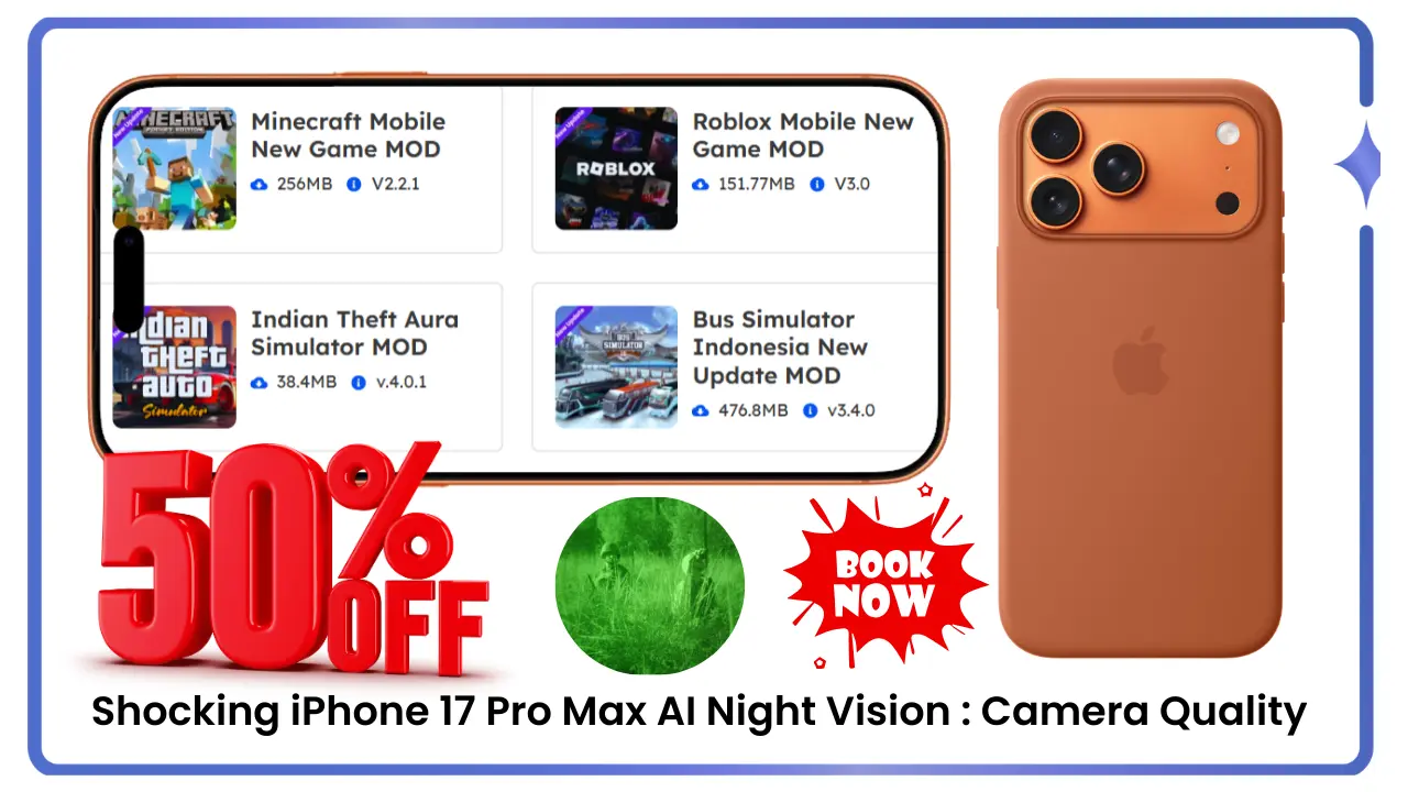 Shocking iPhone 17 Pro Max AI Night Vision – Camera Quality Steals the Show Shocking iPhone 17 Pro Max AI Night Vision _ Camera Quality becomes the Talking Point